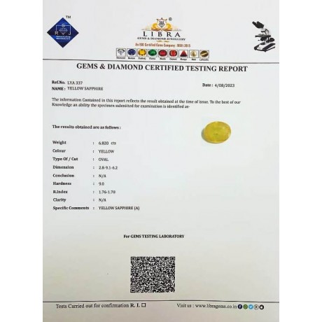 YELLOW SAPPHIRE