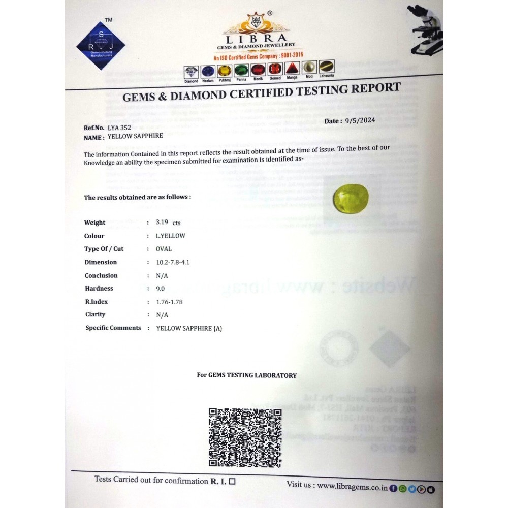 YELLOW SAPPHIRE