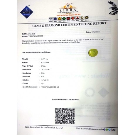 YELLOW SAPPHIRE