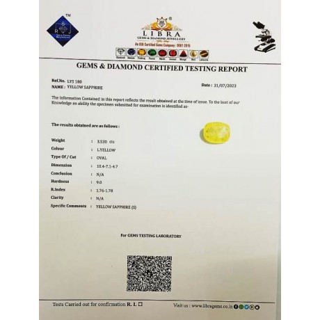 YELLOW SAPPHIRE