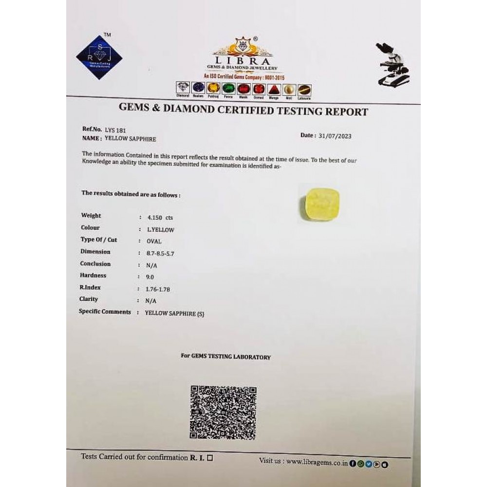 YELLOW SAPPHIRE