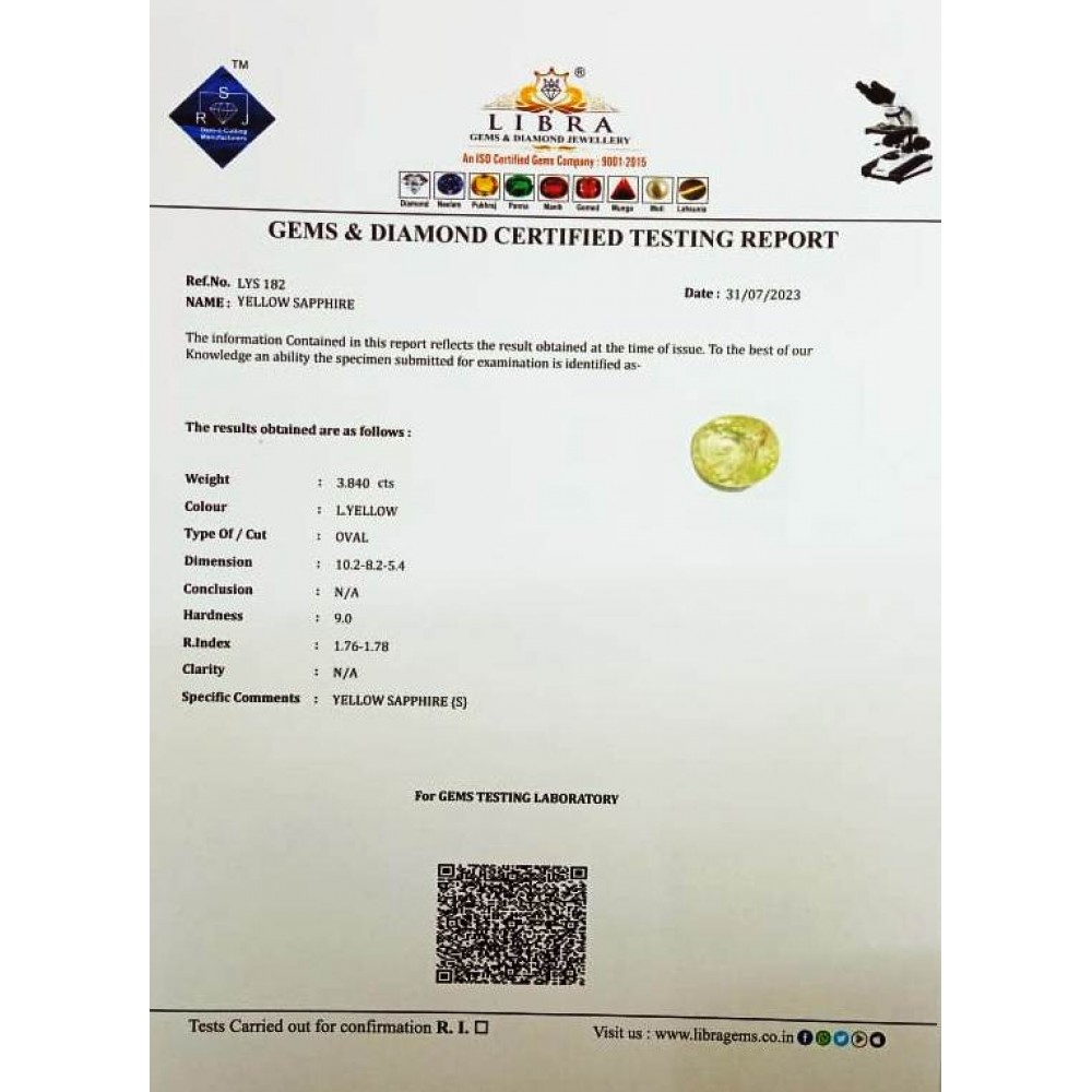 YELLOW SAPPHIRE