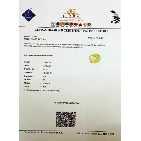 YELLOW SAPPHIRE