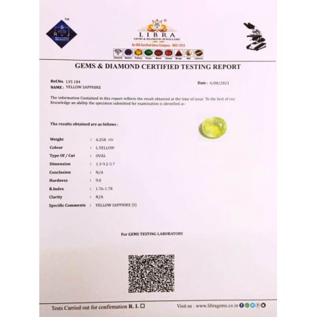 YELLOW SAPPHIRE