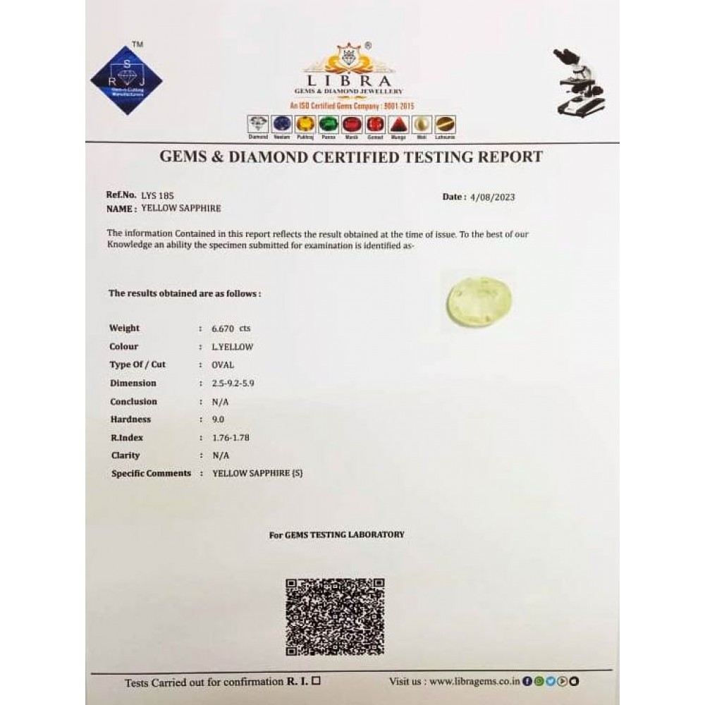 YELLOW SAPPHIRE