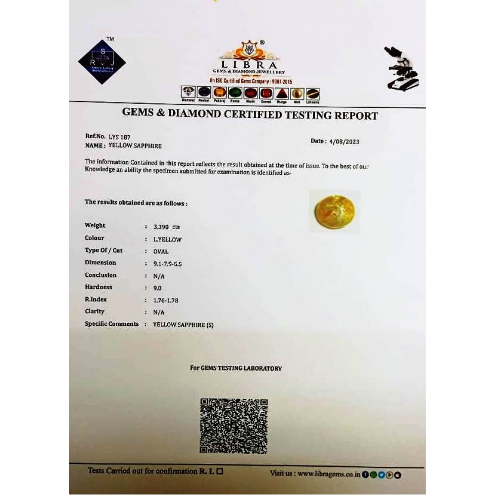YELLOW SAPPHIRE