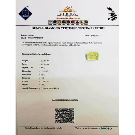 YELLOW SAPPHIRE