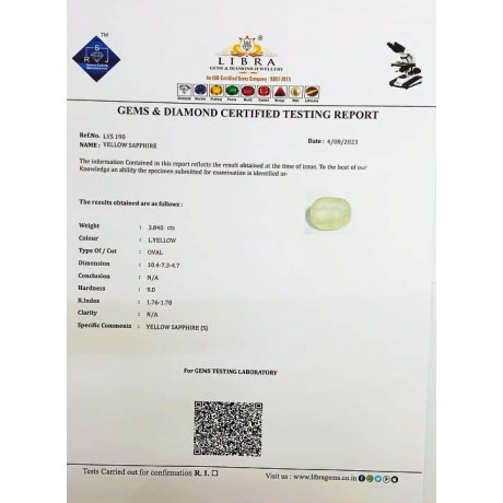 YELLOW SAPPHIRE