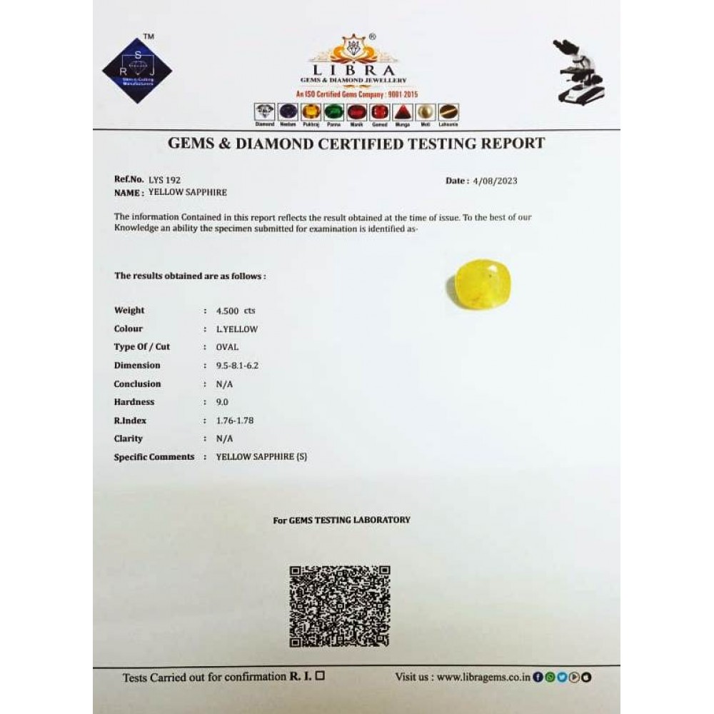 YELLOW SAPPHIRE