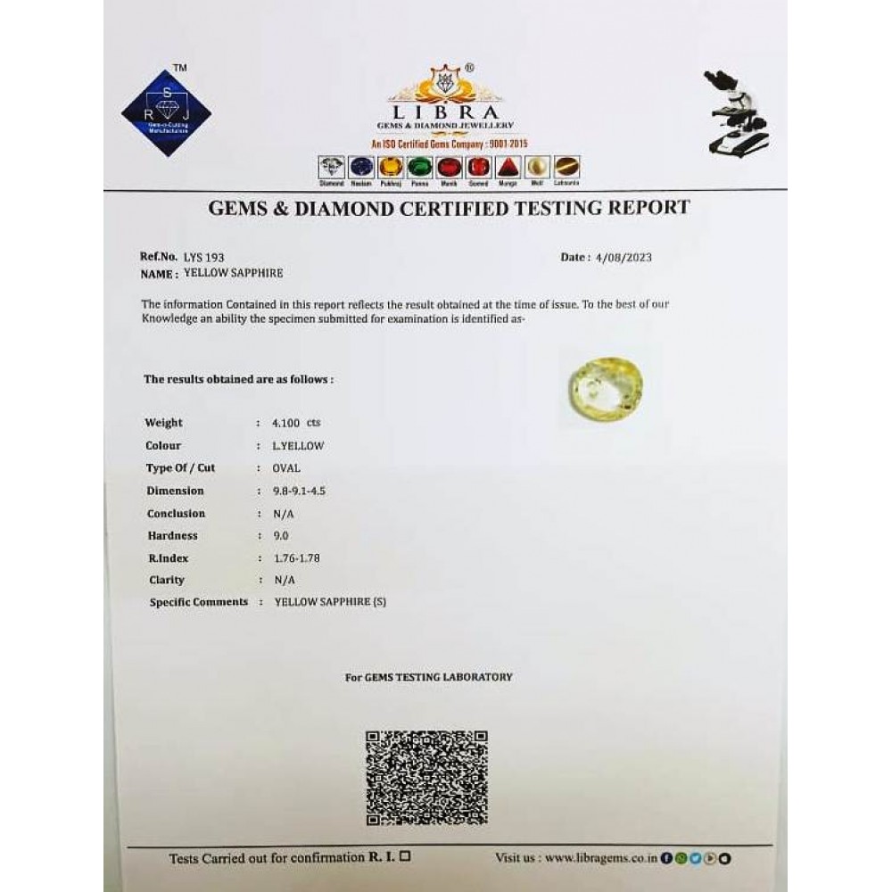 YELLOW SAPPHIRE