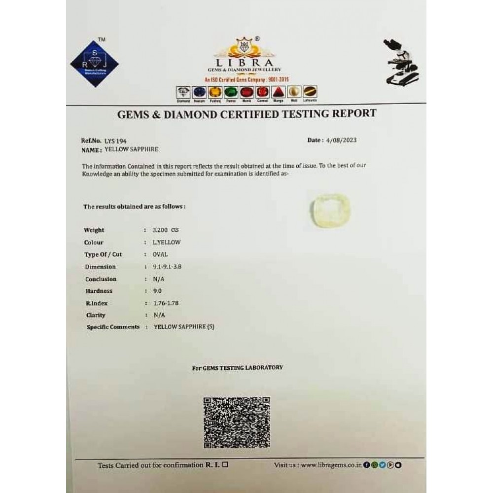 YELLOW SAPPHIRE