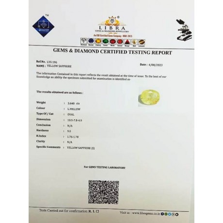YELLOW SAPPHIRE