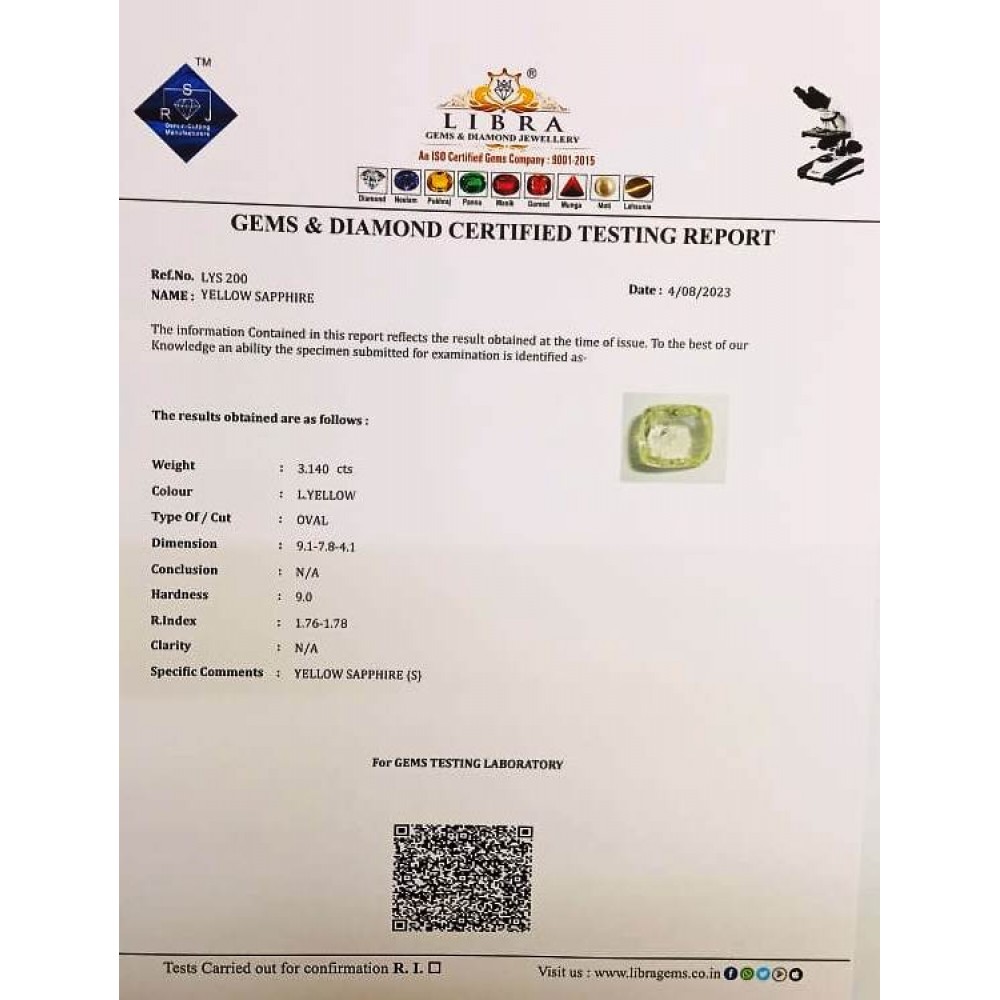 YELLOW SAPPHIRE