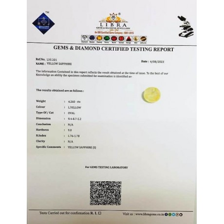 YELLOW SAPPHIRE