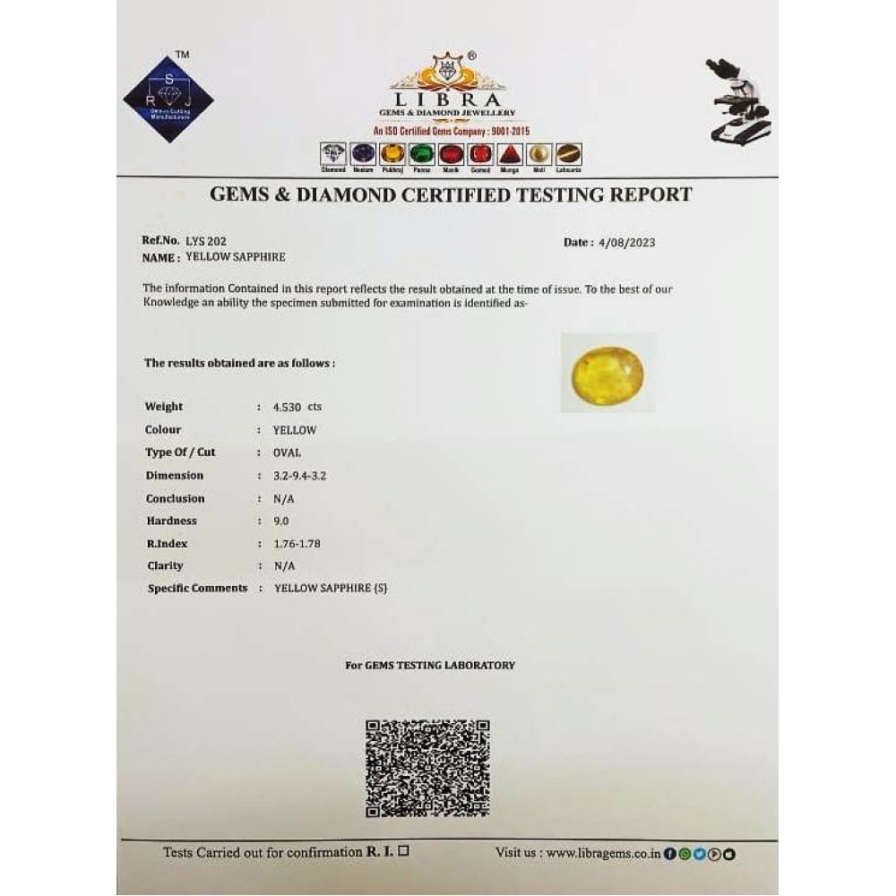 YELLOW SAPPHIRE