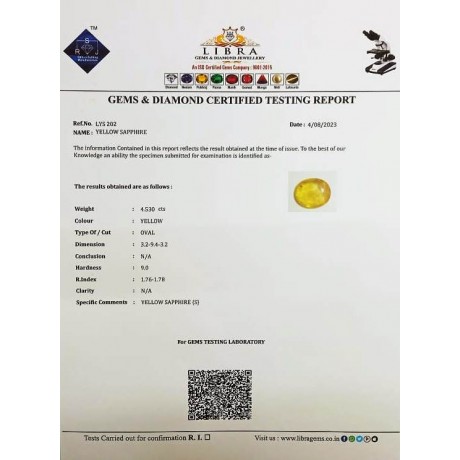 YELLOW SAPPHIRE
