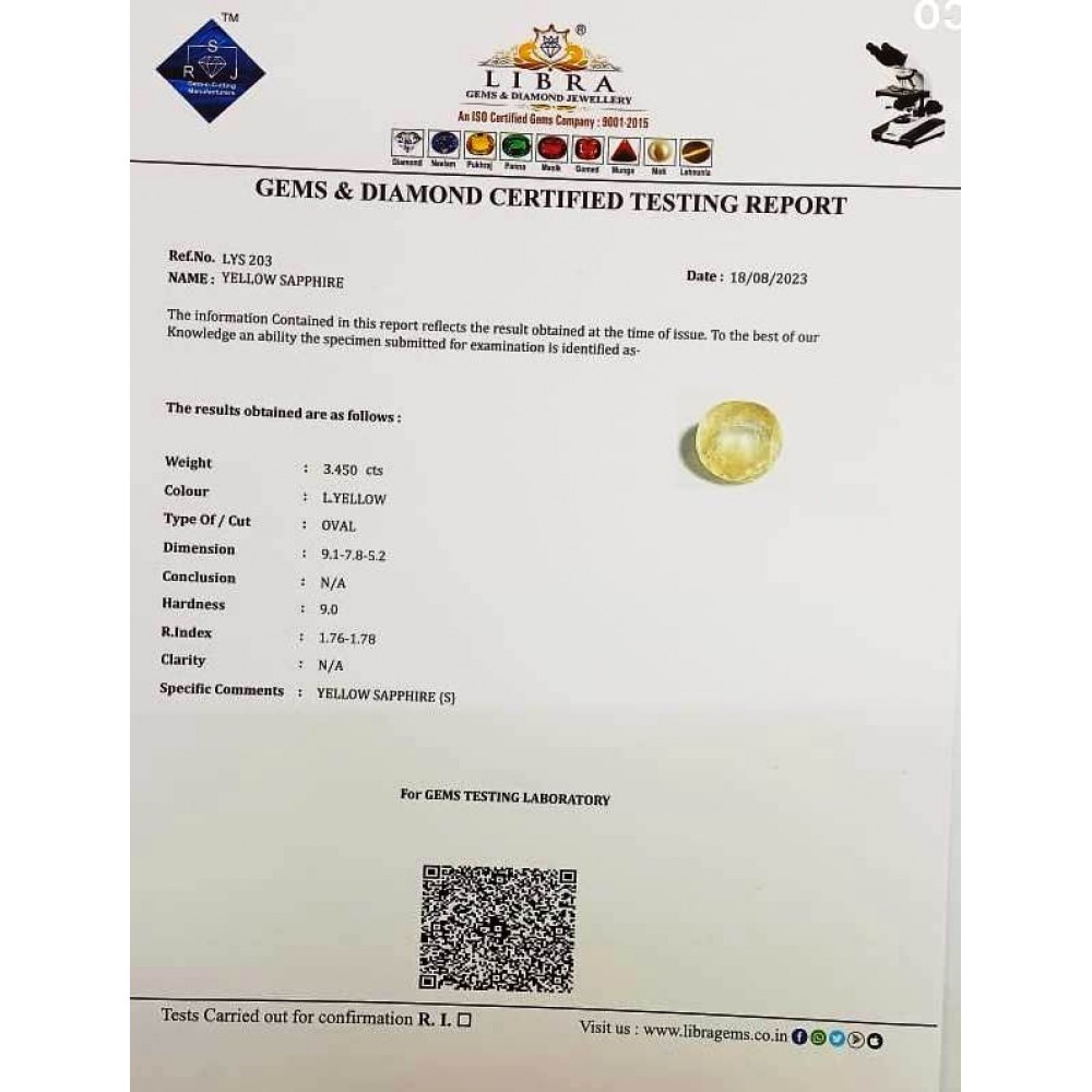 YELLOW SAPPHIRE