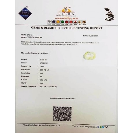 YELLOW SAPPHIRE