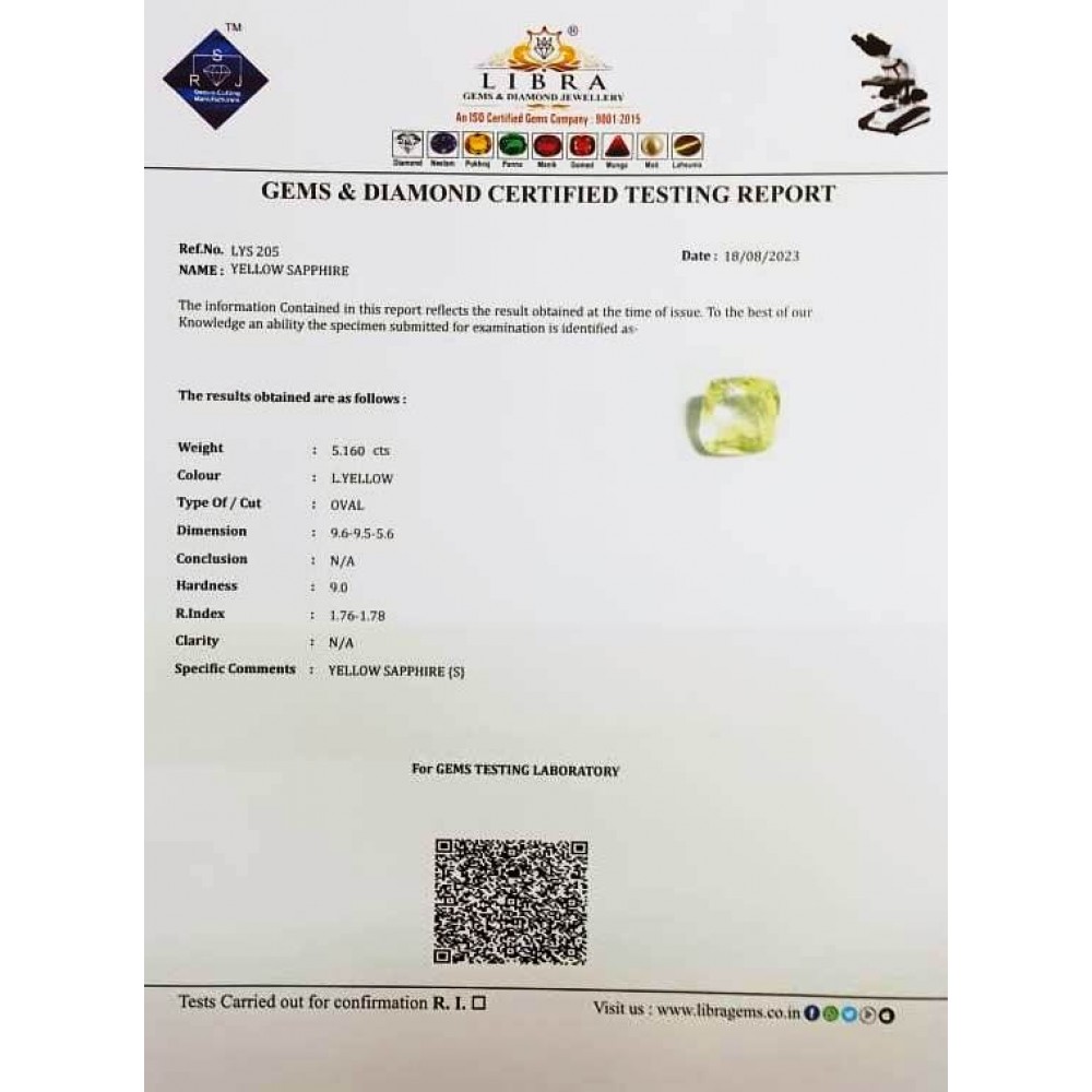 YELLOW SAPPHIRE