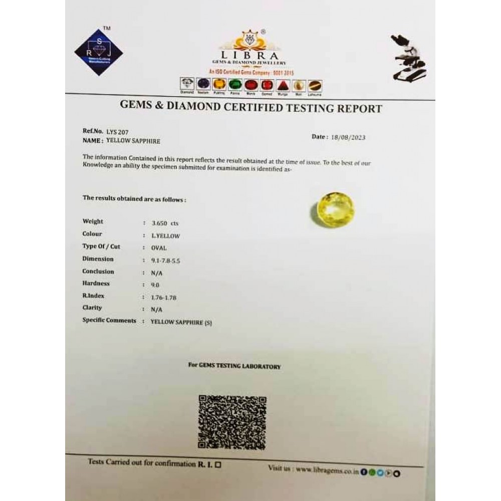 YELLOW SAPPHIRE