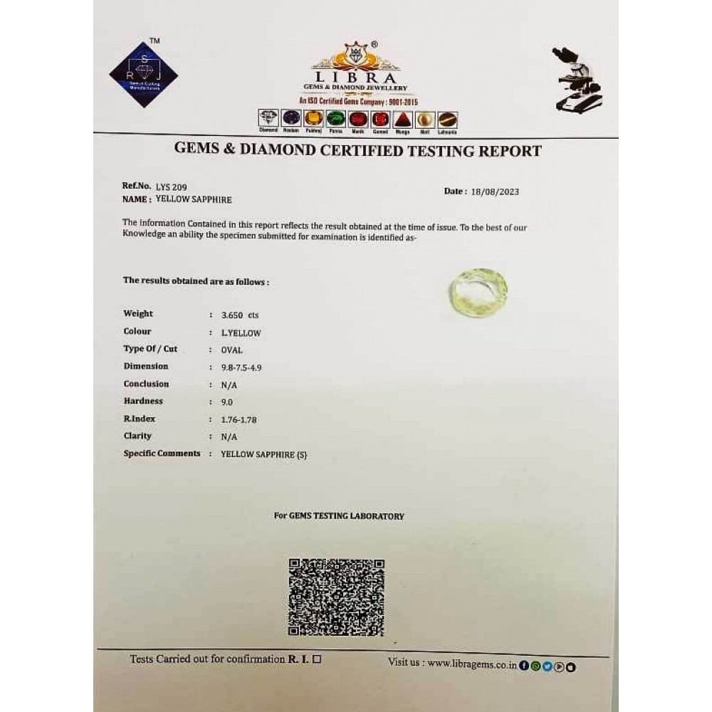 YELLOW SAPPHIRE
