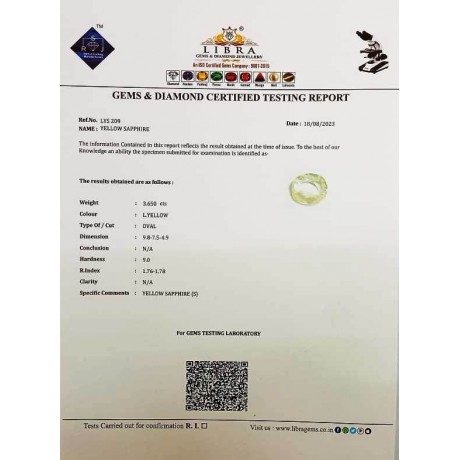 YELLOW SAPPHIRE