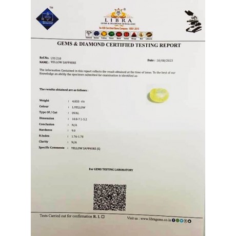 YELLOW SAPPHIRE