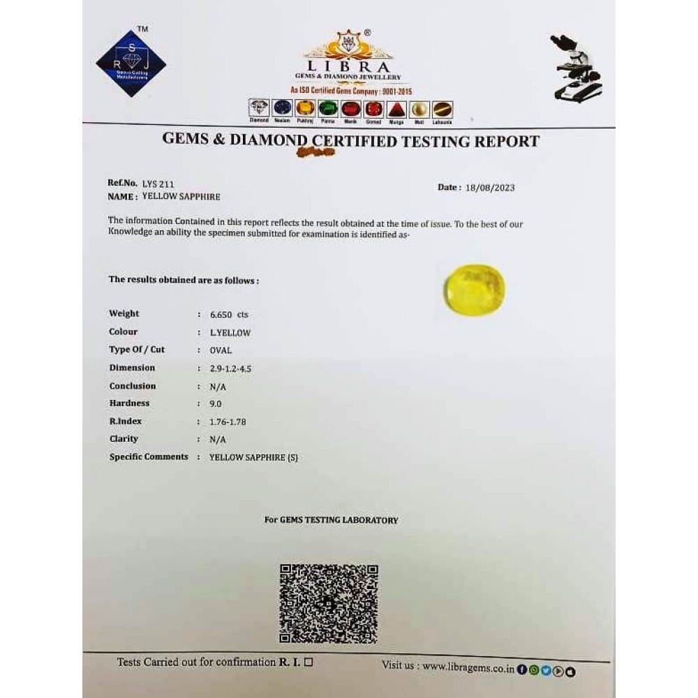 YELLOW SAPPHIRE