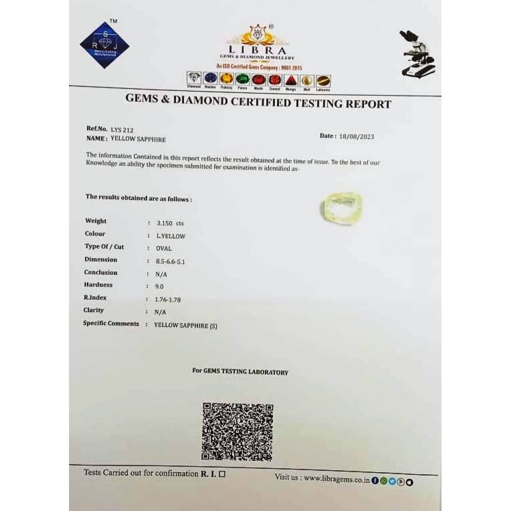 YELLOW SAPPHIRE