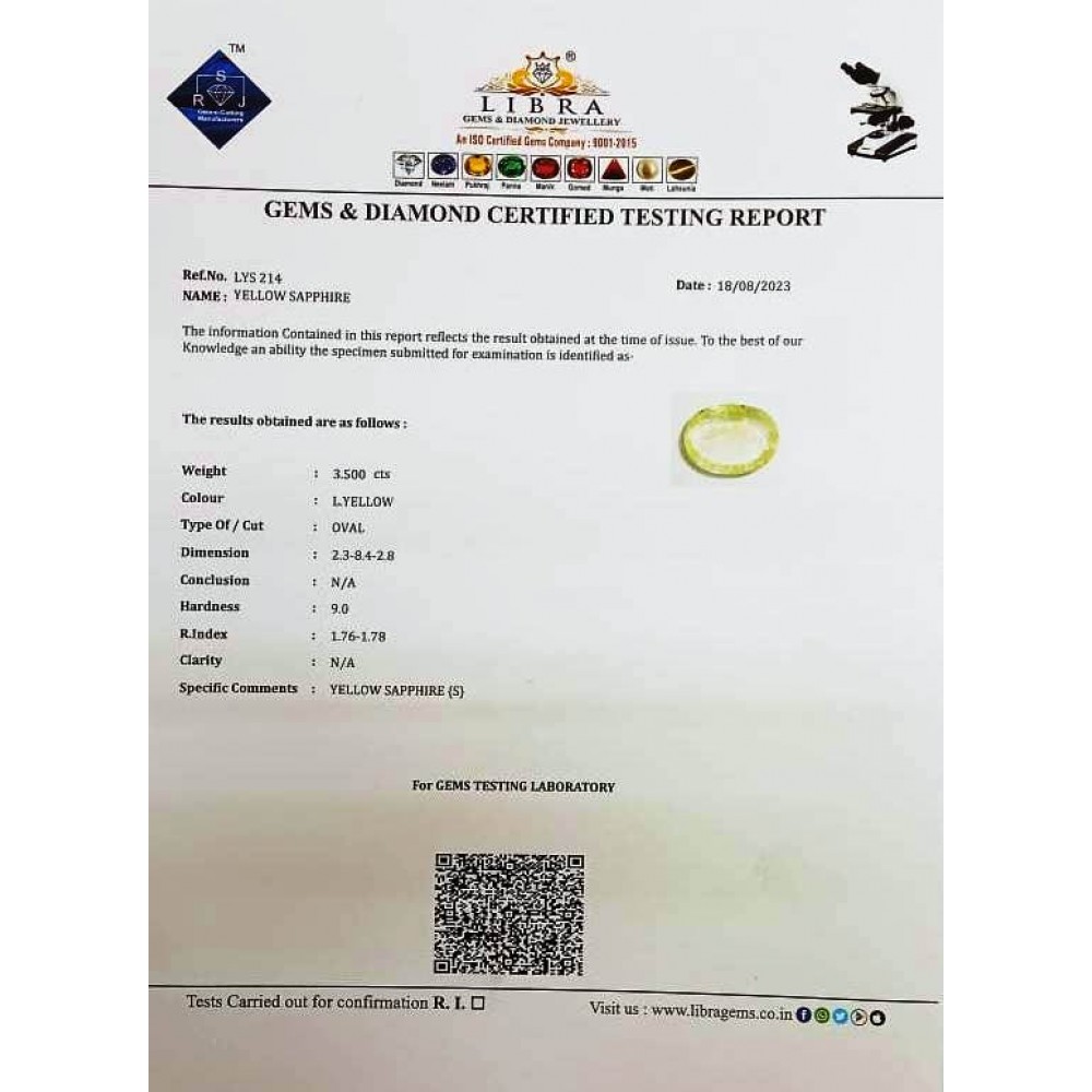 YELLOW SAPPHIRE