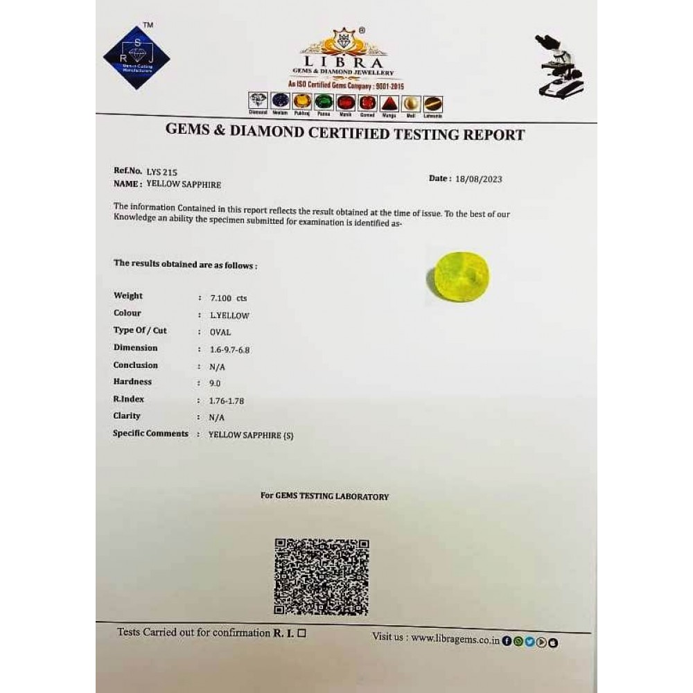 YELLOW SAPPHIRE