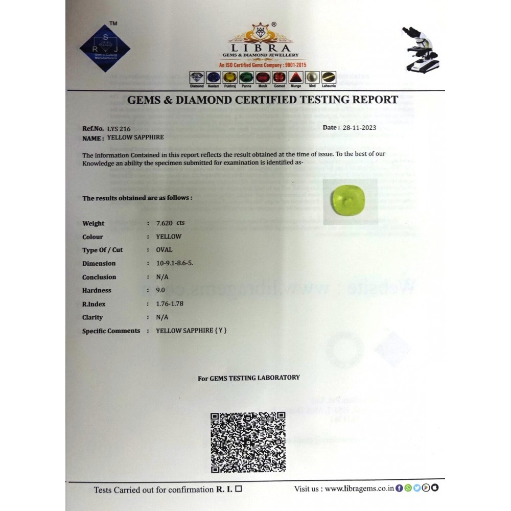 YELLOW SAPPHIRE