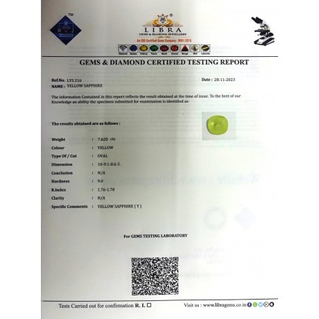 YELLOW SAPPHIRE