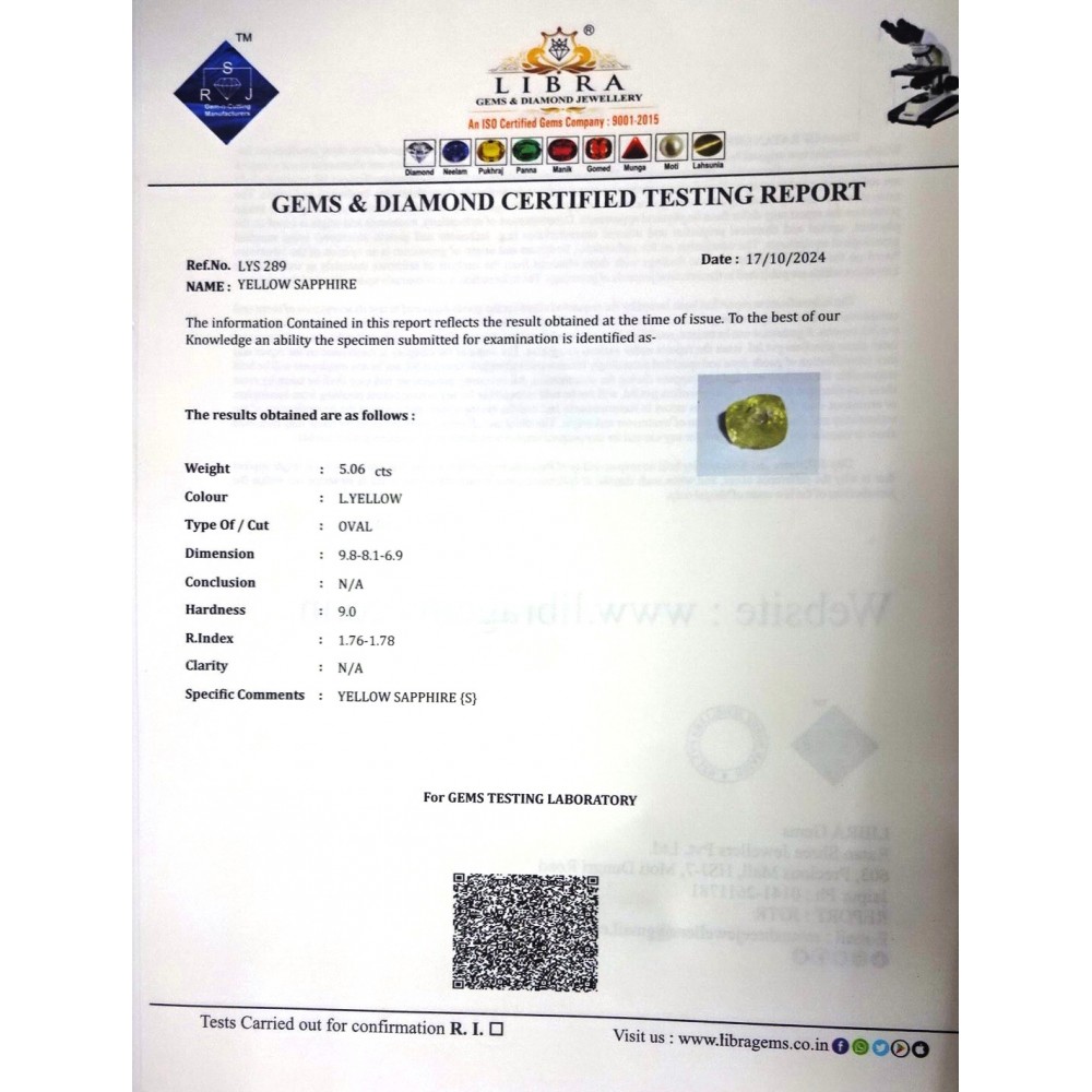 YELLOW SAPPHIRE