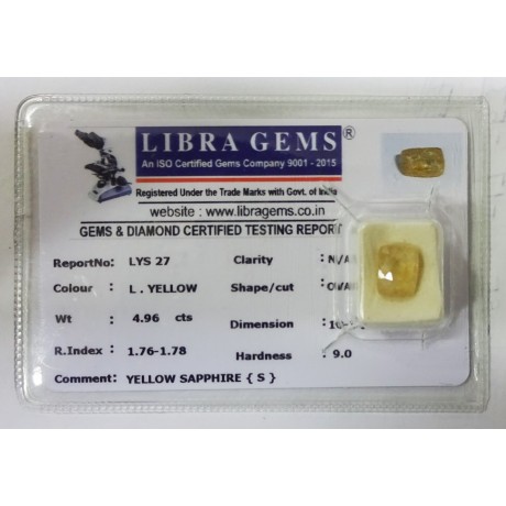 YELLOW SAPPHIRE