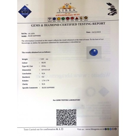 BLUE SAPPHIRE 