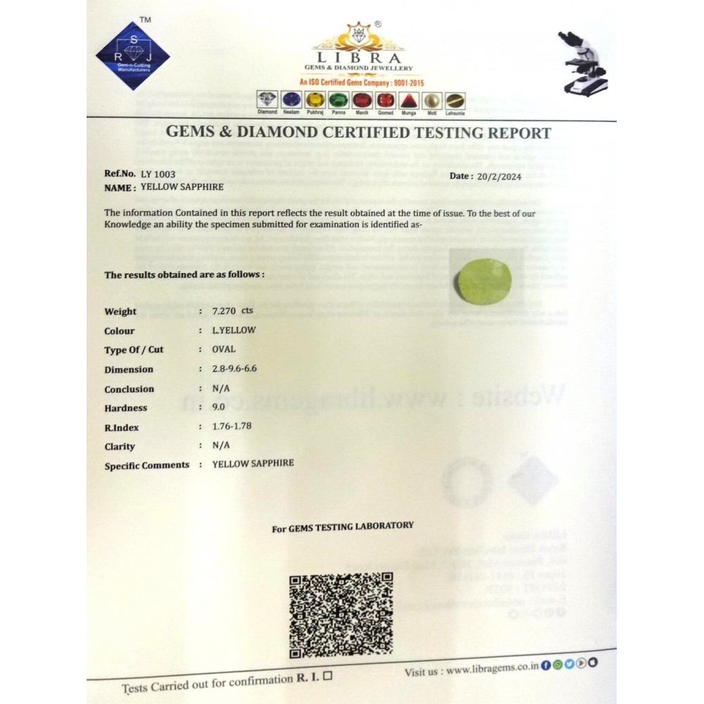 YELLOW SAPPHIRE