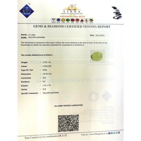 YELLOW SAPPHIRE
