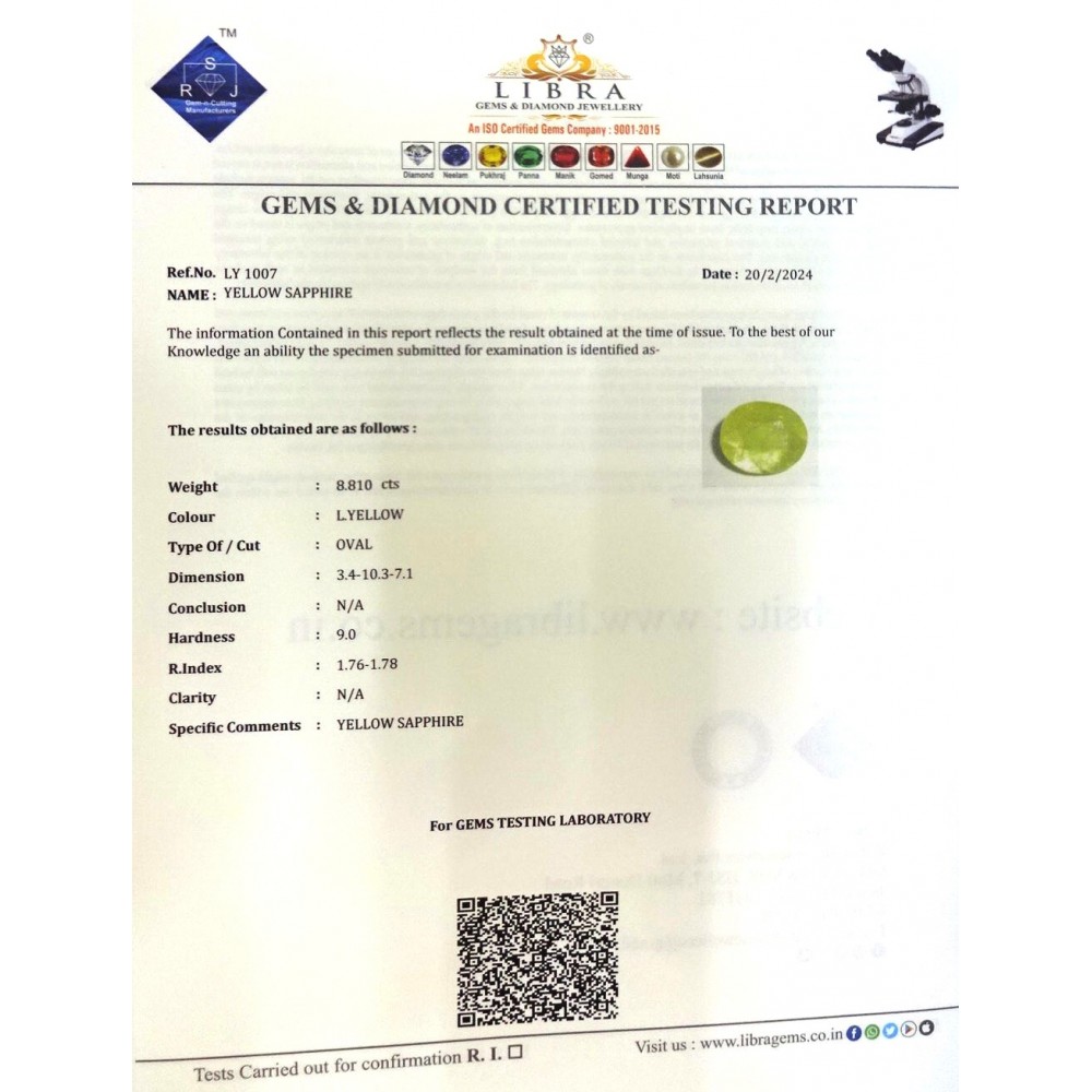YELLOW SAPPHIRE
