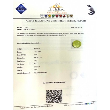 YELLOW SAPPHIRE