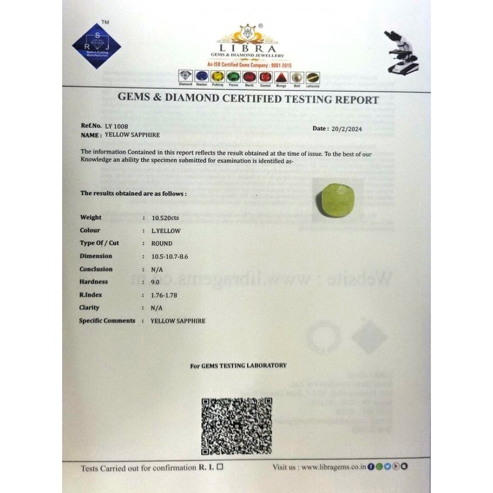 YELLOW SAPPHIRE