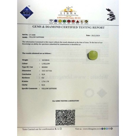 YELLOW SAPPHIRE