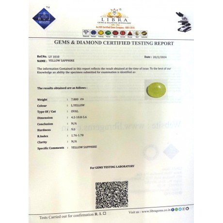YELLOW SAPPHIRE
