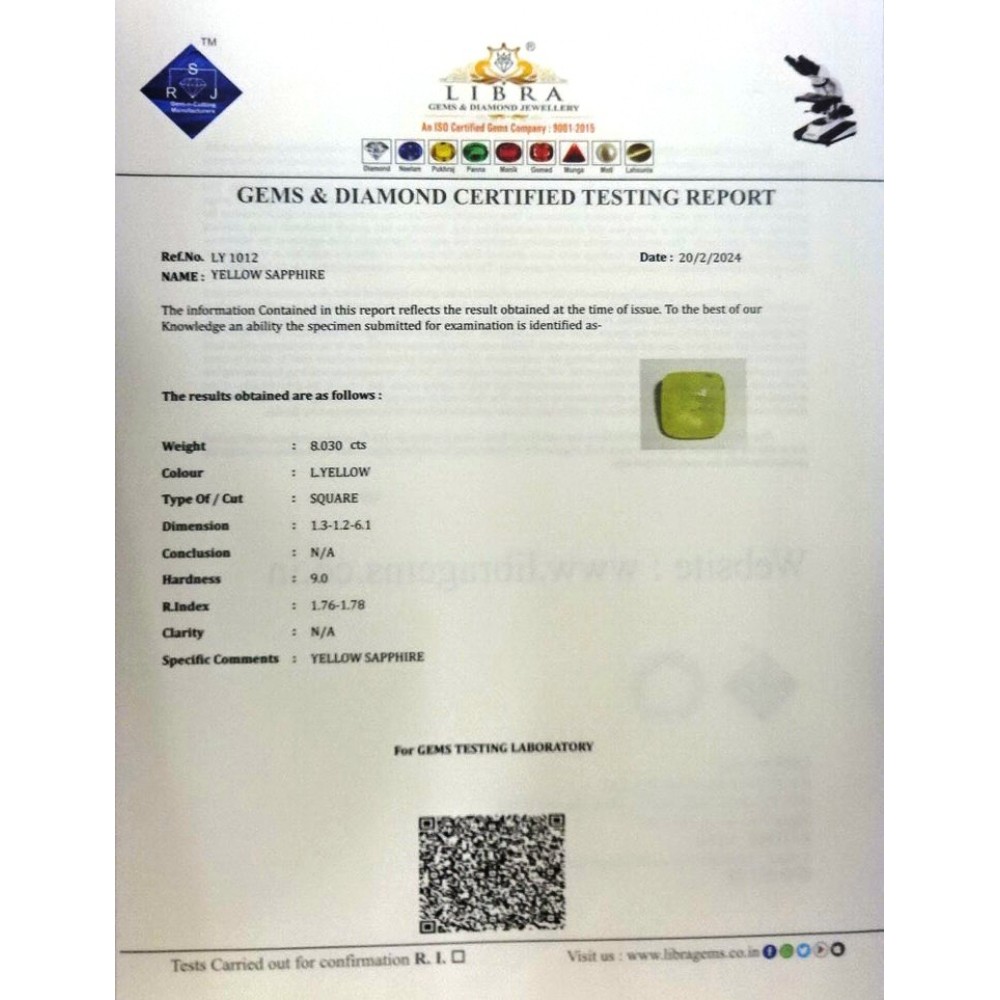 YELLOW SAPPHIRE
