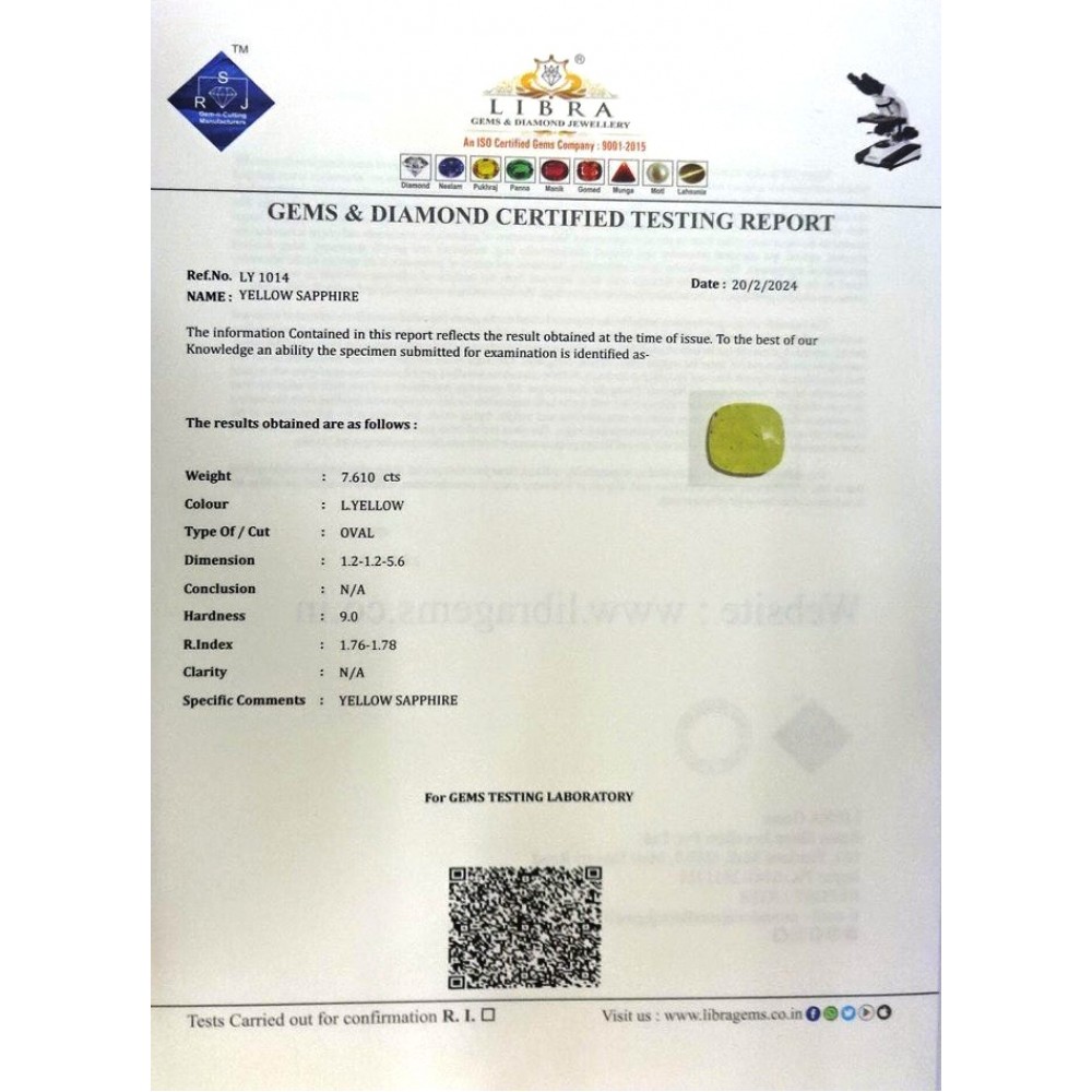 YELLOW SAPPHIRE