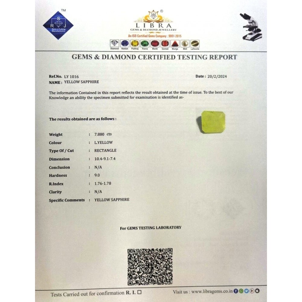 YELLOW SAPPHIRE