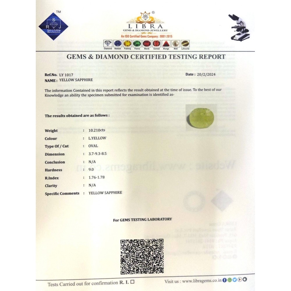 YELLOW SAPPHIRE