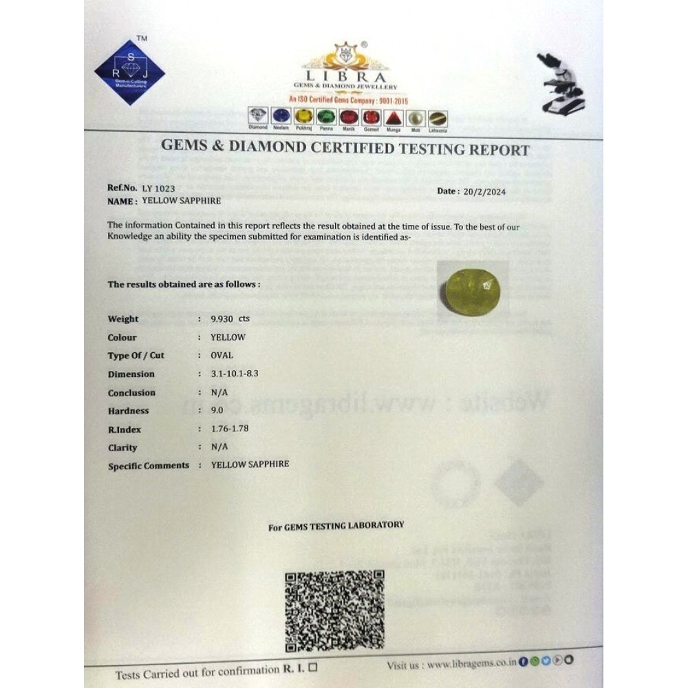 YELLOW SAPPHIRE