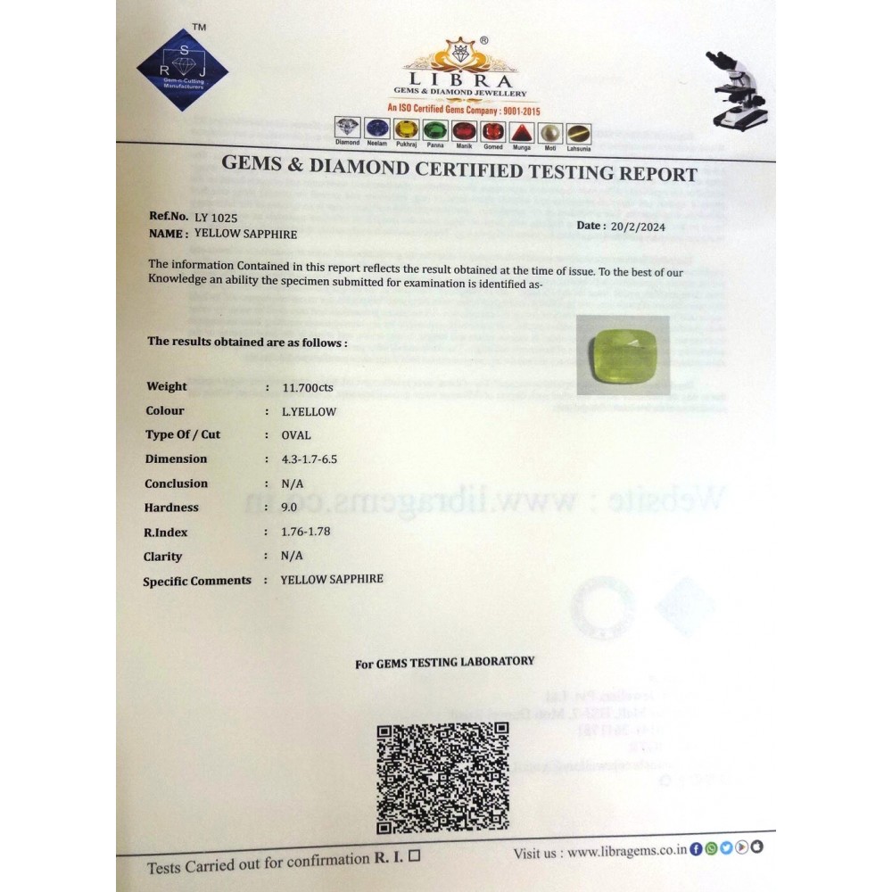 YELLOW SAPPHIRE