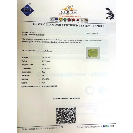 YELLOW SAPPHIRE